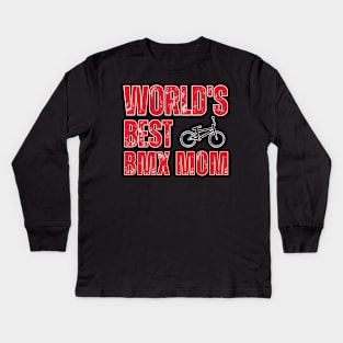 BMX Mom Kids Long Sleeve T-Shirt